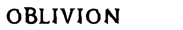 Oblivion font