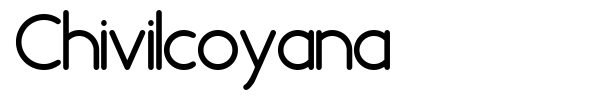 Chivilcoyana font