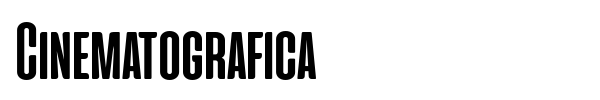 Cinematografica font preview