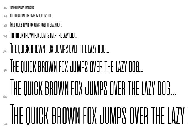 Cinematografica font waterfall