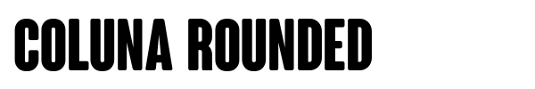 Coluna Rounded font