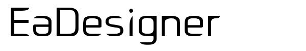 EaDesigner font