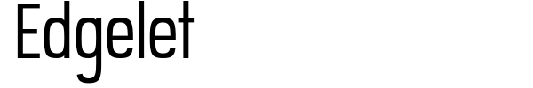 Edgelet font