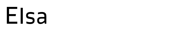 Elsa font