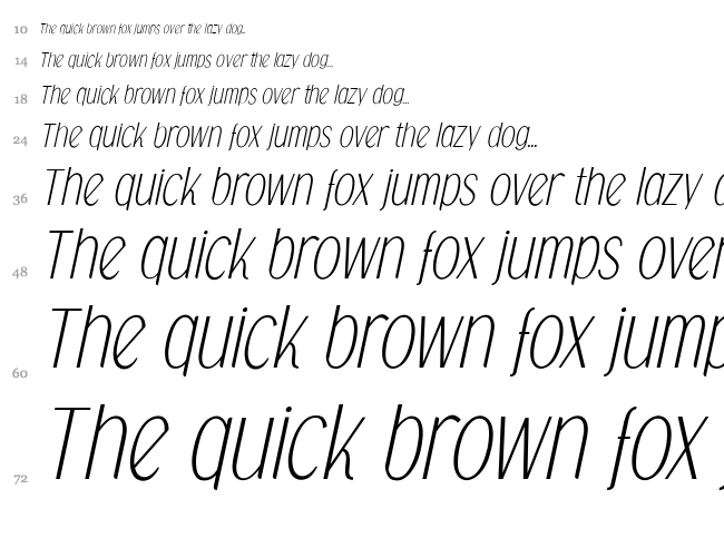 Falkin Sans font waterfall