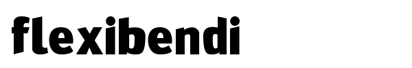 FlexiBendi font