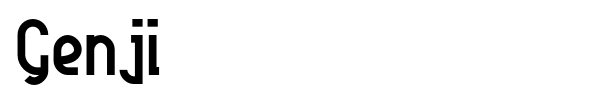 Genji font