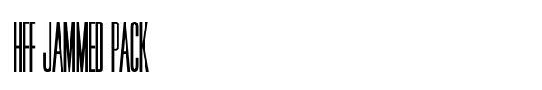 HFF Jammed Pack font