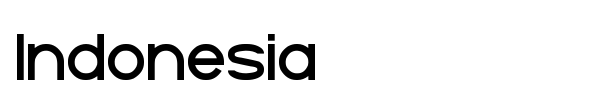 Indonesia font