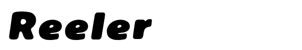 Reeler font