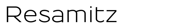 Resamitz font