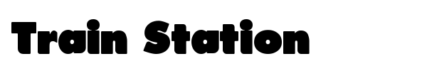 Train Station font