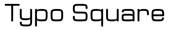 Typo Square font