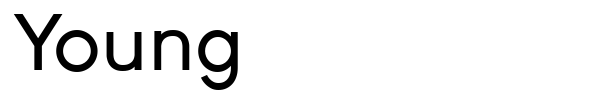 Young font preview