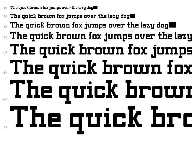 Kingsbury font waterfall