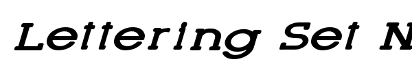 Lettering Set New font