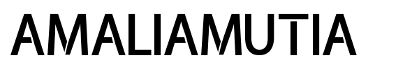 Amaliamutia font