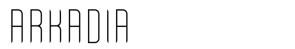 Arkadia font