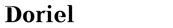Doriel font