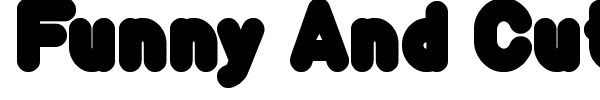Funny And Cute font