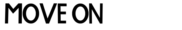 Move On font