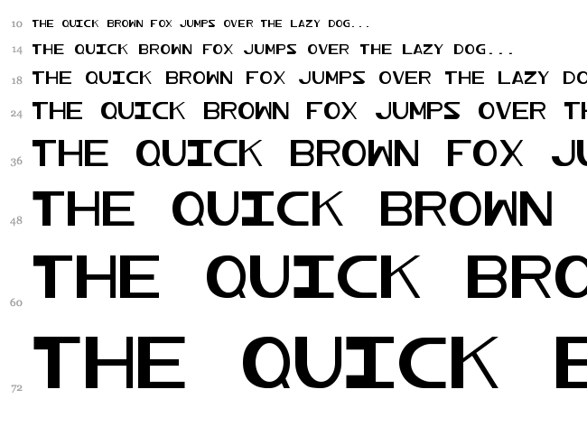 Profundum font waterfall