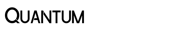 Quantum font