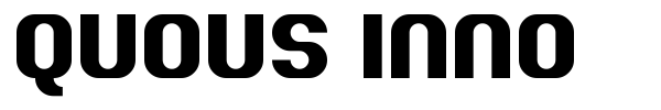 Quous Inno font