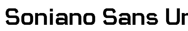 Soniano Sans Unicode font