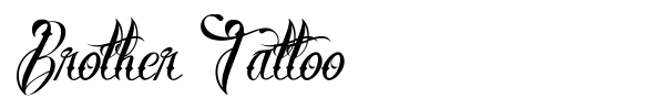 Brother Tattoo font