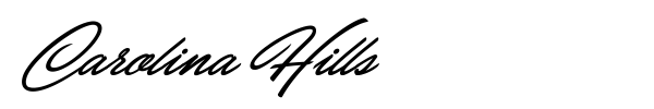 Carolina Hills font