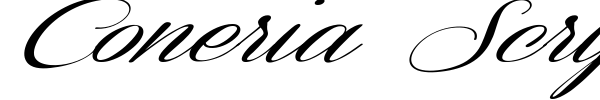 Coneria Script font
