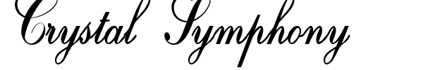 Crystal Symphony font