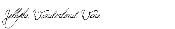 Jellyka Wonderland Wine font preview