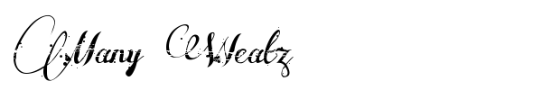 Many Weatz font preview