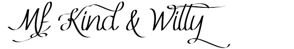Mf Kind & Witty font