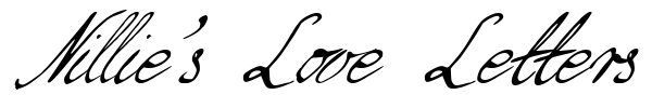 Nillie's Love Letters font