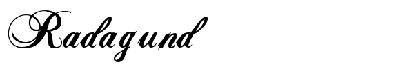 Radagund font