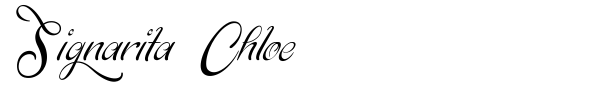 Signarita Chloe font