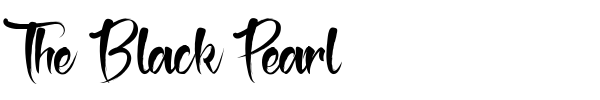 The Black Pearl font
