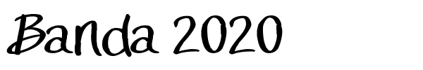 Banda 2020 font