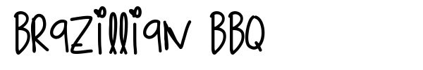 Brazillian Bbq font