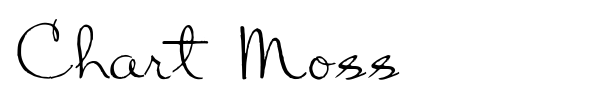 Chart Moss font
