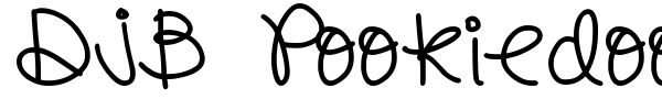 DJB Pookiedoo font