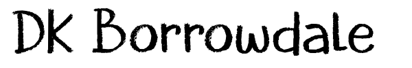 DK Borrowdale font