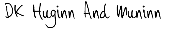 DK Huginn And Muninn font