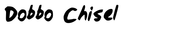 Dobbo Chisel font