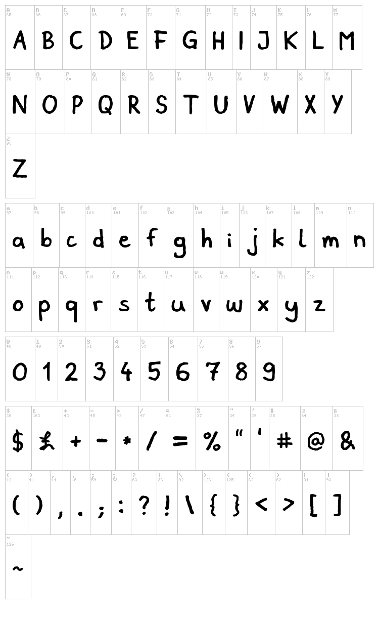 Domigorgon font map