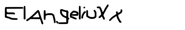 ElAngeliuXx font