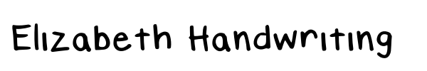 Elizabeth Handwriting font